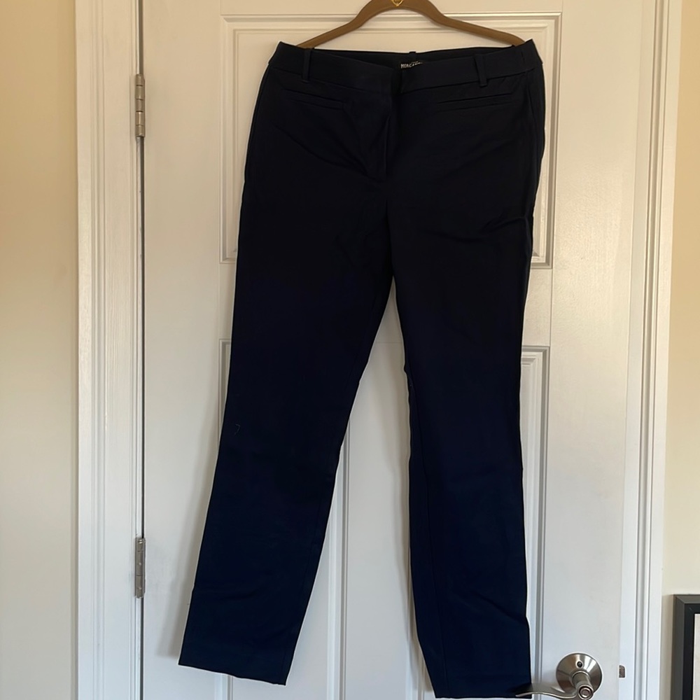 JCrew Mercantile Trouser Pants in Navy Blue